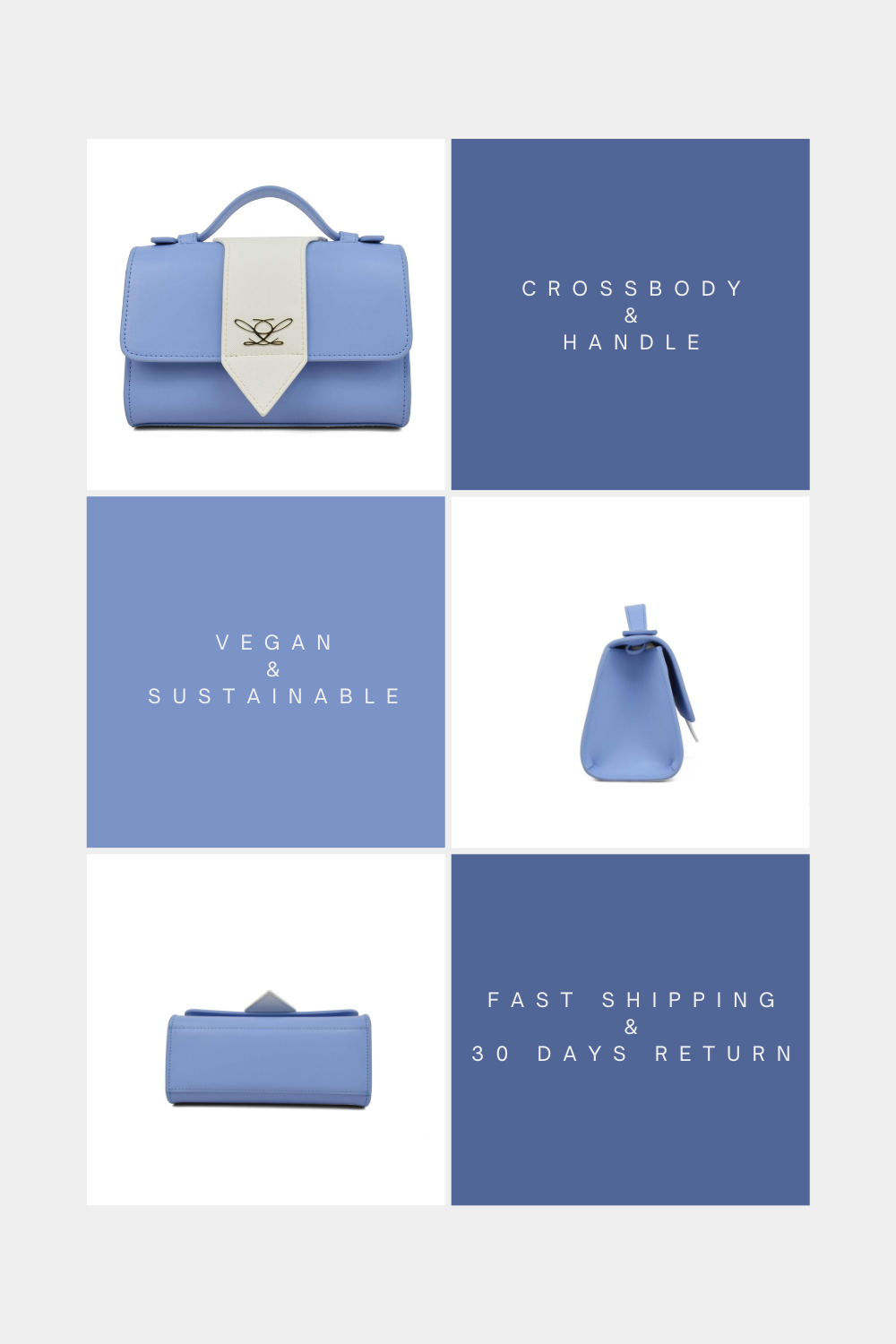 MIA Crossbody Bag Glacier Lightblue